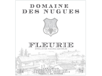 Domaine des Nugues - Fleurie - Rouge - 2012