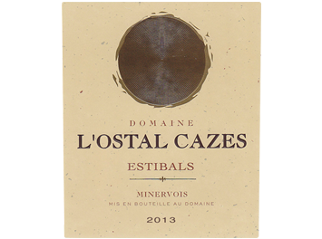 Domaine l'Ostal Cazes - Minervois - Estibals - Rouge - 2013