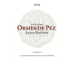 Château Ormes de Pez - Saint-Estèphe - Rouge - 2009