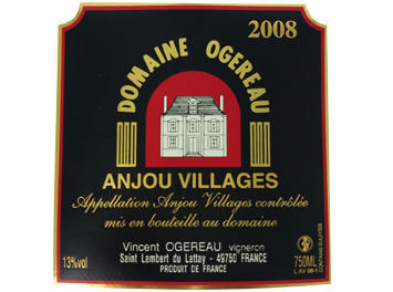 Domaine Ogereau - Anjou Villages - Rouge - 2008