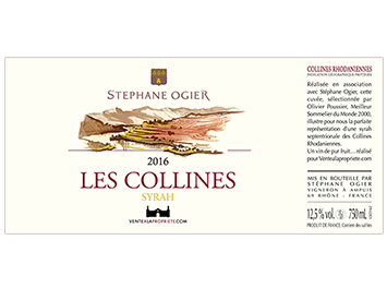 Domaine Stéphane Ogier - IGP Collines Rhodaniennes - Les Collines - Rouge - 2016