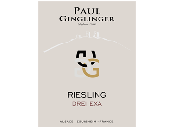 Paul Ginglinger - Alsace - Riesling Drei Exa - Blanc - 2016