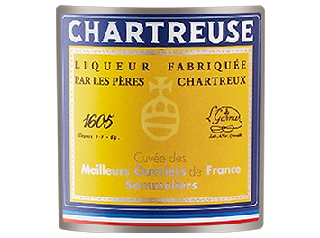 Chartreuse - Liqueur des Pères Chartreux - Cuvée des Meilleurs Ouvriers de France (MOF)- Giallo