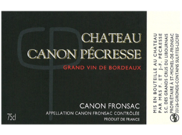 Château Canon Pécresse - Canon Fronsac - Rouge - 2010