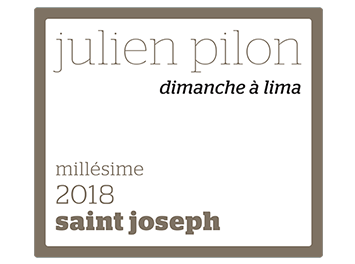 Domaine Julien Pilon - Saint-Joseph - Dimanche à Lima - Blanc - 2018