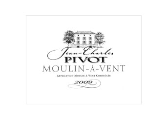 Jean Charles Pivot - Moulin-à-Vent - Rouge 2009