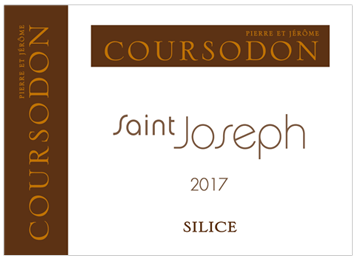 Pierre et Jérôme Coursodon - Saint-Joseph - Silice - Rouge - 2017