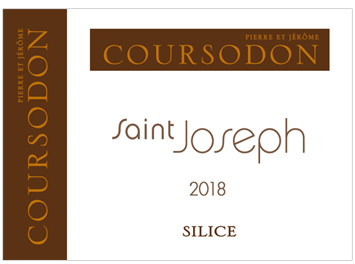 Pierre et Jérôme Coursodon - Saint-Joseph - Silice - Rouge - 2018