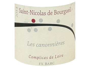 Complices de Loire - Saint Nicolas de Bourgueil - Les Canonnières - Rouge - 2014