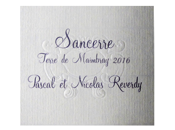 Domaine Pascal et Nicolas Reverdy - Sancerre - Terre de Maimbray - Blanc - 2016