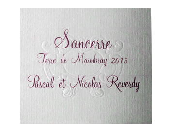 Domaine Pascal et Nicolas Reverdy - Sancerre - Terre de Maimbray - Rouge - 2015