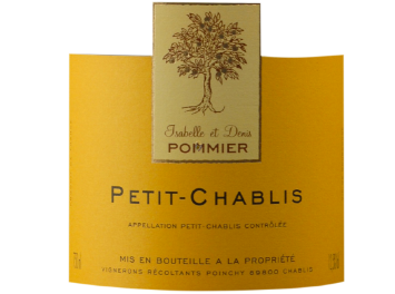 Domaine Isabelle et Denis Pommier - Petit Chablis - Blanc - 2012