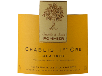 Domaine Isabelle et Denis Pommier - Chablis 1er Cru - Beauroy - Blanc - 2011