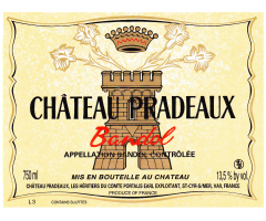 Château Pradeaux - Bandol - Rouge - 2009