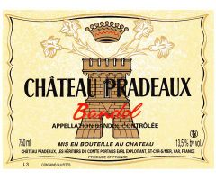 Château Pradeaux - Bandol - Rouge - 2010