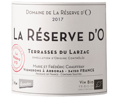 Domaine de la Réserve d'O - Terrasses du Larzac - La Réserve d'O - Rouge - 2017