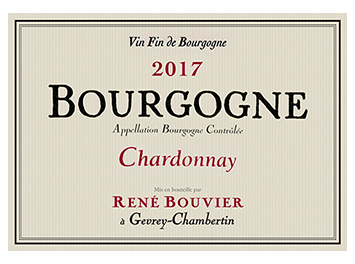 Domaine René Bouvier - Bourgogne - Chardonnay - Blanc - 2017