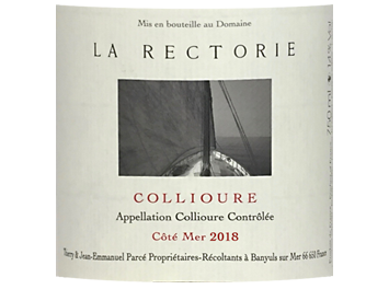 Domaine de La Rectorie - Collioure - Côté Mer - Rouge - 2018