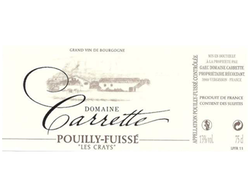 Domaine Carrette - Pouilly-Fuissé - Les Crays - Blanc - 2014