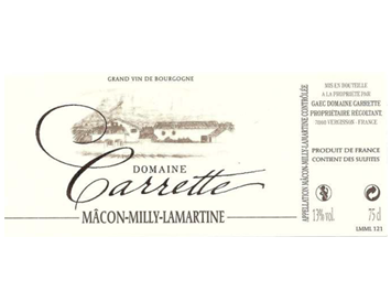 Domaine Carrette - Mâcon-Milly-Lamartine - Blanc - 2014