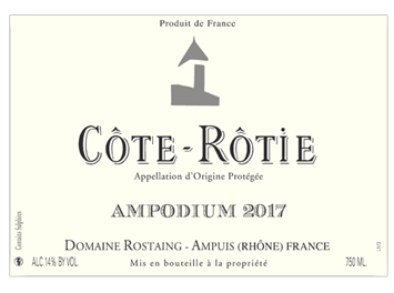 Domaine René Rostaing - Côte Rôtie - Ampodium - Rouge - 2017