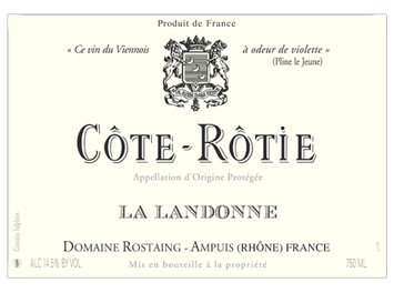 Domaine René Rostaing - Côte Rôtie - La Landonne - Rouge - 2017