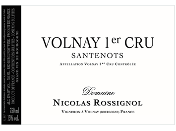 Domaine Nicolas Rossignol - Volnay 1er Cru - Santenots  Rouge 2009