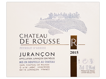 Château de Rousse - Jurançon - Peyrolet d'Arrose - Blanc - 2015