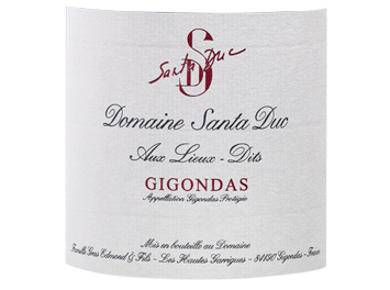 Santa Duc - Gigondas - Aux lieux dits - Rouge - 2013