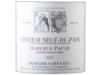 Domaine Santa Duc - Châteauneuf-du-Pape - Habemus Papam - Rouge - 2013