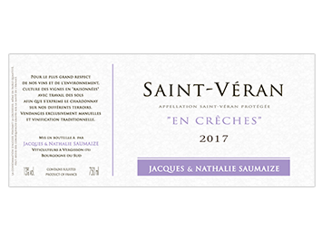 Domaine Jacques Saumaize - Saint-Véran - En Crêches - Blanc - 2017