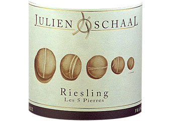 Julien Schaal - Alsace - Riesling Les 5 Pierres Blanc 2009