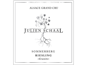 Julien Schaal - Alsace grand cru - Riesling Sommerberg Granite - Blanc - 2018