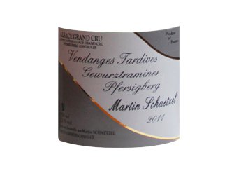 Domaine Schaetzel - Alsace Grand Cru - Vendanges Tardives Gewurztraminer Pfersigberg - Blanc - 2011