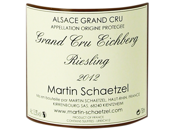 Domaine Schaetzel - Alsace grand cru - Riesling Grand Cru Eichberg - Blanc - 2012