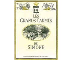 Château Simone - VDP des Bouches du Rhône - Les grands Carmes - Blanc - 2012