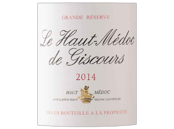 Château Giscours - Haut-Médoc - Le Haut Médoc de Giscours - Rouge - 2014