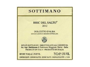 Sottimano - Dolcetto d'Alba - Bric del Salto - Rouge - 2012