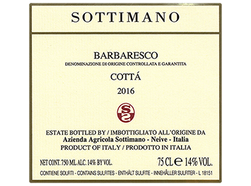 Sottimano - Barbaresco - Cotta - Rouge - 2016