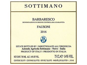 Sottimano - Barbaresco - Fausoni - Rouge - 2016