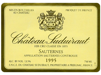 Château Suduiraut - Sauternes - Blanc - 1995