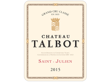 Château Talbot - Saint-Julien - Rouge - 2015