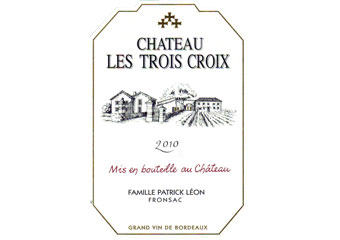 Château les Trois Croix - Fronsac - Rouge 2010