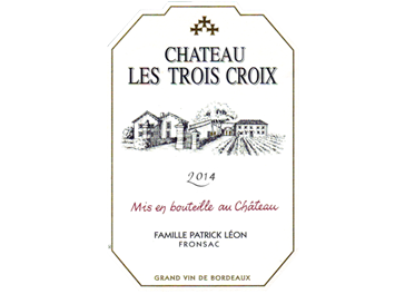 Château les Trois Croix - Fronsac - Rouge - 2014