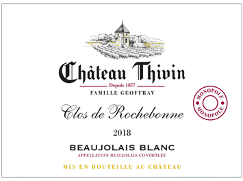 Château Thivin - Beaujolais - Clos de Rochebonne - Blanc - 2018