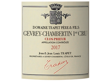 Domaine Jean Louis Trapet - Gevrey-Chambertin 1er Cru - Clos Prieur - Rouge - 2017