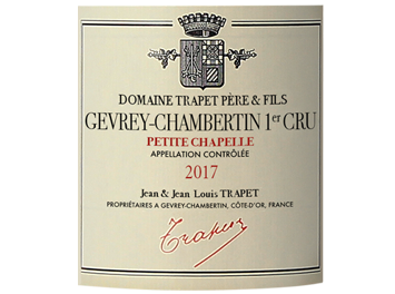 Domaine Jean Louis Trapet - Gevrey-Chambertin 1er Cru - Petite Chapelle - Rouge - 2017