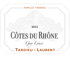 Tardieu-Laurent - Côtes du Rhône - Guy Louis - Blanc - 2012