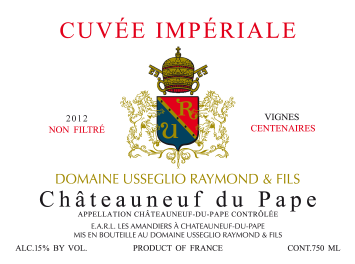 Domaine Raymond Usseglio - Châteauneuf du Pape - Cuvée Impérial - Rouge - 2012