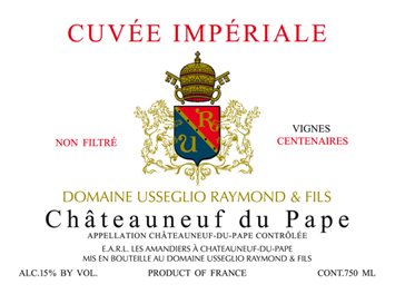 Domaine Raymond Usseglio - Châteauneuf-du-Pape - Impériale - Rouge - 2015